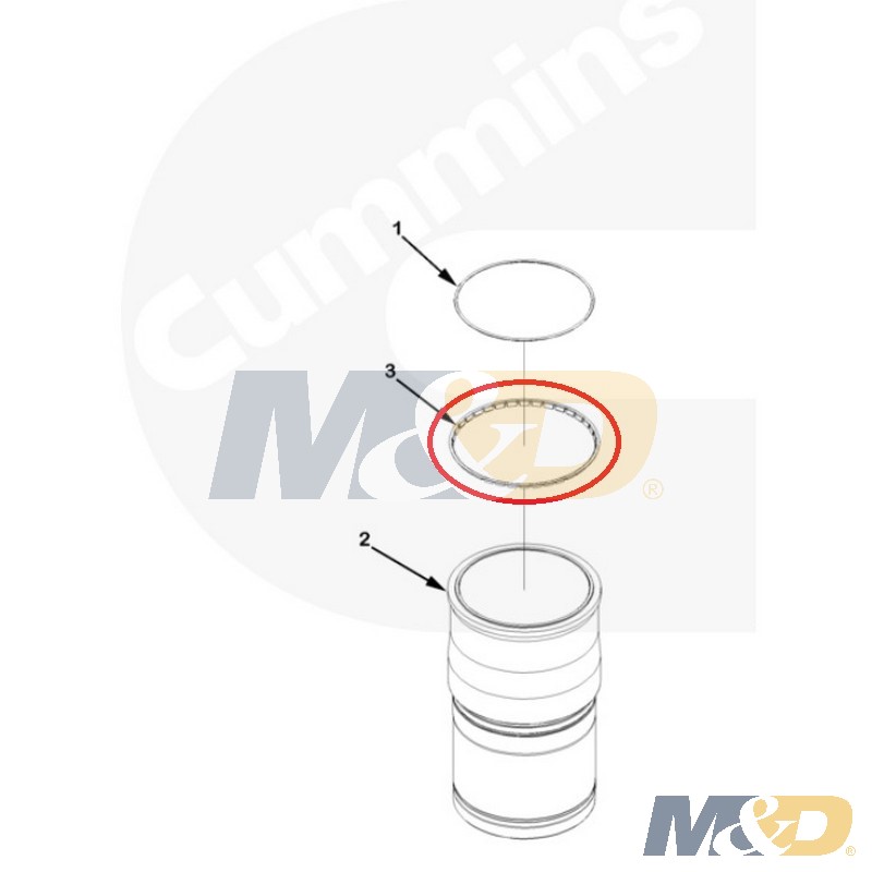 Product CYLINDER LINER SHIM 150MM THICK ISX QSX CUMMINS