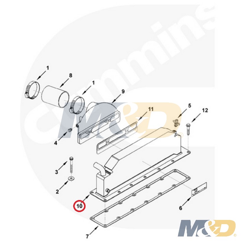 Product: Cummins B-Series Aftercooler