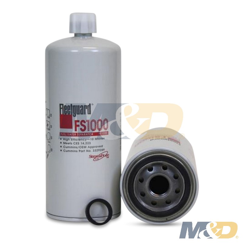 M11, N14, 855, ISM, C9, C10, C11 Spin-On Fuel Filter/Water Separator