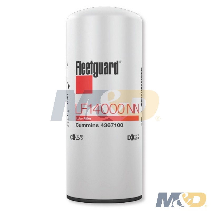 ISM, ISX, KT, QSM, QSK, QSX, M11, D12, D13 Spin-On Oil / Lube Filter