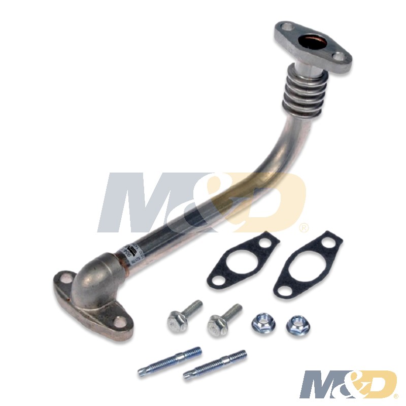 2004 - 2010 6.6L Duramax Turbocharger Oil Drain Line Kit