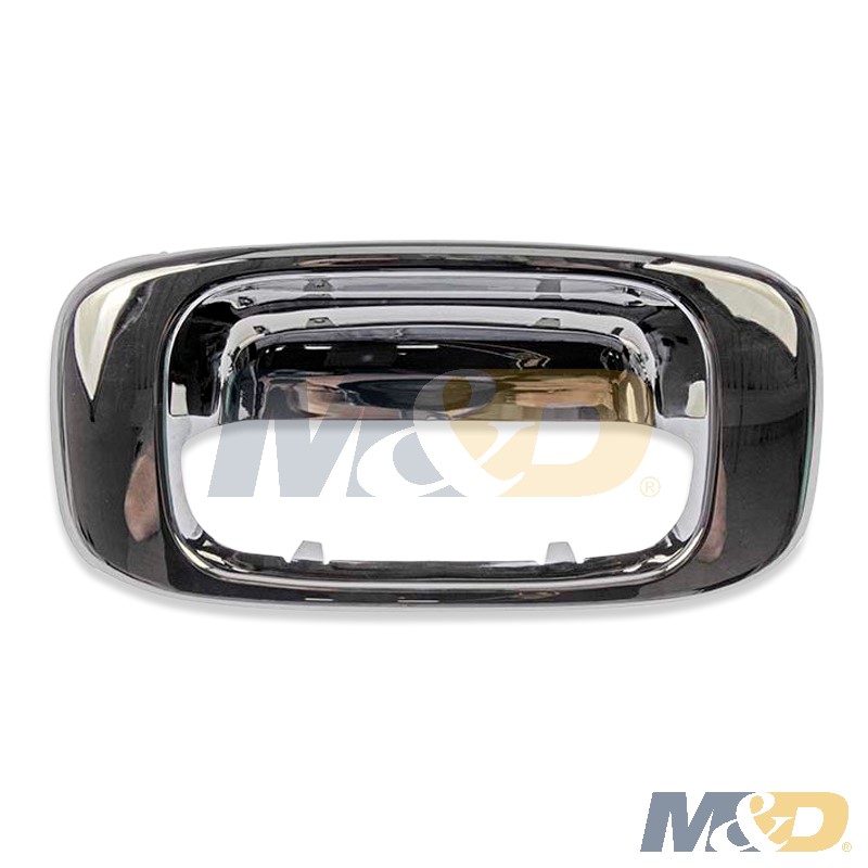 Rear Tailgate Handle W/ Bezel - Black, Direct Fit For 1999-2007 Chevy/GMC 1500-3500
