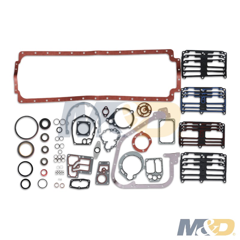Product Cummins N14 Lower Gasket Set with Large Accessory Drive