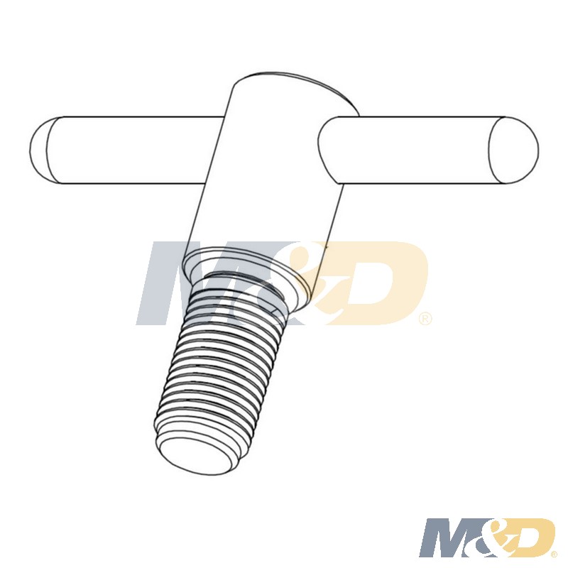 Stainless Steel T-Handle Assembly (500, 900, & 1000 Series)