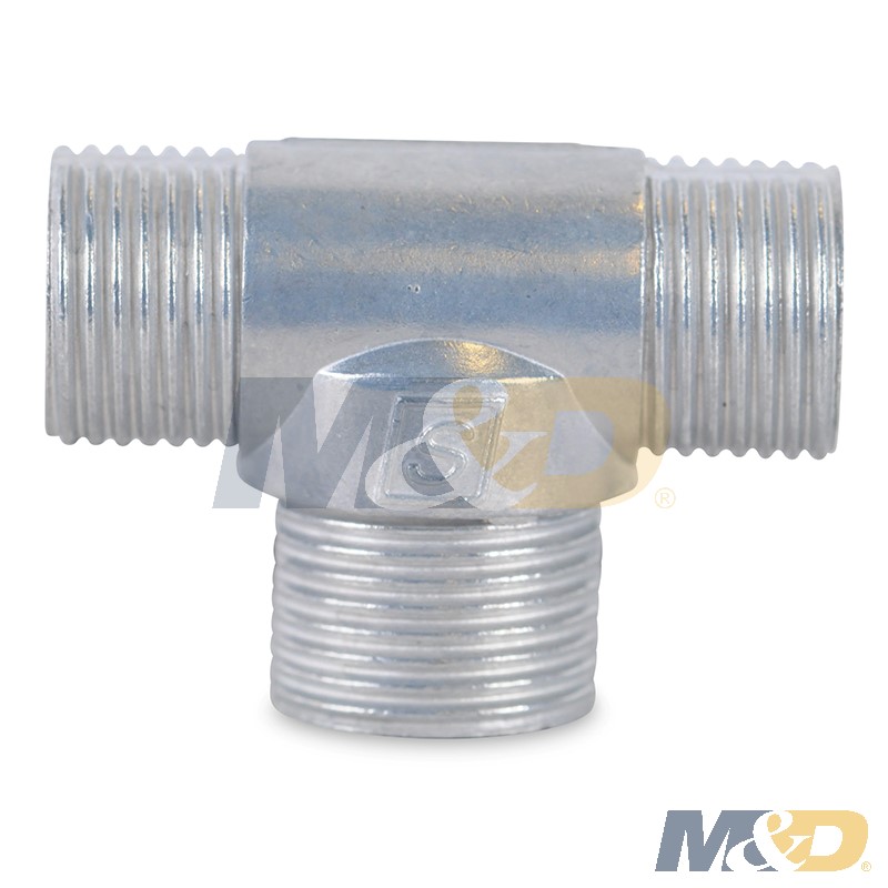 Threaded Injector Return Leak Off Tee Cap Nozzle